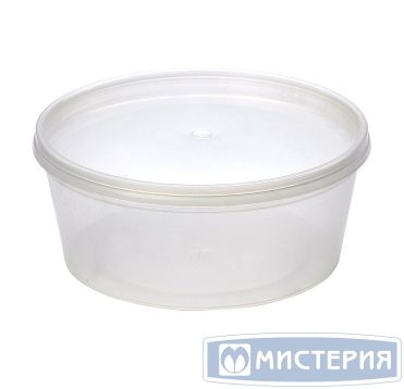 Крышка к контейнеру для пресервов [ведру] d121 мм, прозр., ПП, 500 шт/кор "Перинт" 500 шт/упак РОССИЯ крышка 121