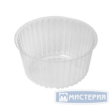 Контейнер 200 мл 1-секц. d95хh46 мм, без крышки, прозр., ОПС, 1300 шт/кор "Комус" 1 300 шт/упак РОССИЯ М-195
