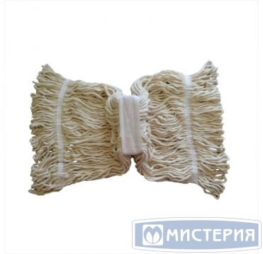 Моп веревочный Кентукки 350 гр, бел., х/б "A-VM" 15 шт/кор РОССИЯ KN1037