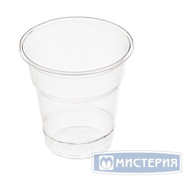 Стакан одноразовый 100 мл, прозрачный, полипропилен, 100 штук в упаковке 4 800 штук в коробке