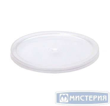 Крышка для контейнера под пресервы и мёд, d=96мм, h=15мм, полупрозрачная, ПП