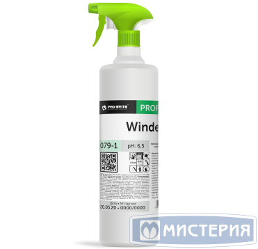 Средство для мытья стекол и зеркал "Pro-Brite" Windeta, триггер, 1000 мл 10 шт/кор РОССИЯ 079-1