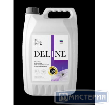 Гель для стирки спецодежды "Pro-Brite" Deline, концентрат, канистра, 5000 мл 4 шт/кор РОССИЯ 1659-5