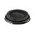 Крышка для стаканов, для холодных и горячих напитков, d 90 мм, с клапаном, черная, полипропилен